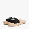 Sandały typu espadryle z haftowanym monogramem Sandały typu espadryle z haftowanym monogramem
