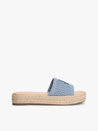 Sandały typu espadryle z monogramem
