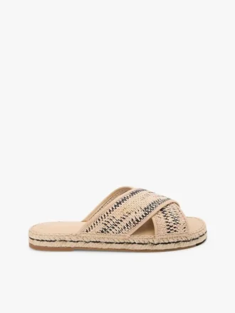 Sandały typu espadryle z rafii