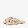 Sandały typu espadryle z rafii Sandały typu espadryle z rafii
