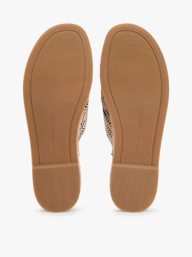 Sandały typu espadryle z rafii Sandały typu espadryle z rafii