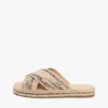 Sandały typu espadryle z rafii Sandały typu espadryle z rafii