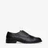 Skórzane buty derby z wstawkami Skórzane buty derby z wstawkami