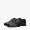 Skórzane buty derby z wstawkami Skórzane buty derby z wstawkami