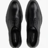 Skórzane buty derby z wstawkami Skórzane buty derby z wstawkami