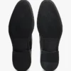 Skórzane buty derby z wstawkami Skórzane buty derby z wstawkami