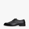 Skórzane buty derby z wstawkami Skórzane buty derby z wstawkami