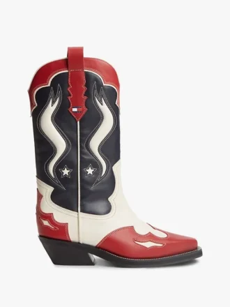 Skórzane kowbojskie buty Tommy Jeans