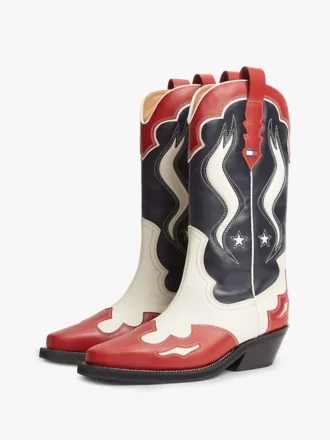 Skórzane kowbojskie buty Tommy Jeans