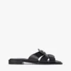 Skórzane sandały typu penny loafer Skórzane sandały typu penny loafer