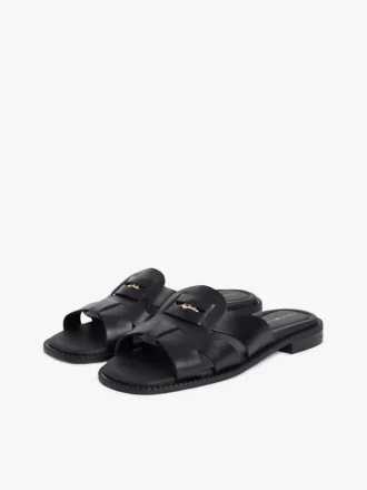 Skórzane sandały typu penny loafer