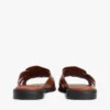Skórzane sandały typu penny loafer Skórzane sandały typu penny loafer