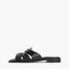 Skórzane sandały typu penny loafer Skórzane sandały typu penny loafer