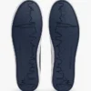 Skórzane trampki z monogramem na obcasie Skórzane trampki z monogramem na obcasie