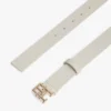 Skórzany pasek z klamrą z monogramem Skórzany pasek z klamrą z monogramem