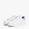 Sneakersy na platformie z mieszanki skóry Sneakersy na platformie z mieszanki skóry