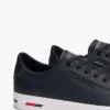 Sneakersy z wulkanizowanej skóry z paskiem w barwy flagi Sneakersy z wulkanizowanej skóry z paskiem w barwy flagi