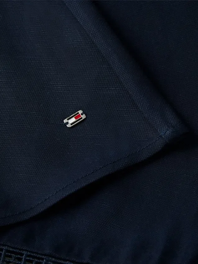 Spódnica midi z wykończeniem z logo flagi Spódnica midi z wykończeniem z logo flagi