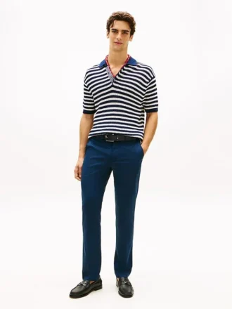 Spodnie chino New York Label o prostym kroju
