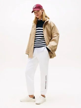 Spodnie dresowe z haftowanym logo Tommy