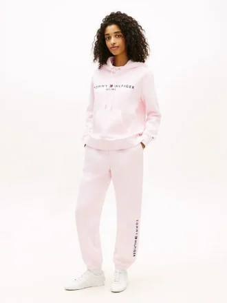 Spodnie dresowe z haftowanym logo Tommy