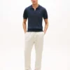 Spodnie dresowe z logo Hilfiger Crest w stylu melange Spodnie dresowe z logo Hilfiger Crest w stylu melange