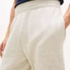 Spodnie dresowe z logo Hilfiger Crest w stylu melange Spodnie dresowe z logo Hilfiger Crest w stylu melange