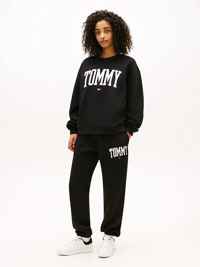 Spodnie dresowe z logo Varsity Tommy Spodnie dresowe z logo Varsity Tommy