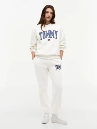 Spodnie dresowe z logo Varsity Tommy Spodnie dresowe z logo Varsity Tommy