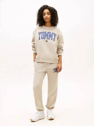 Spodnie dresowe z logo Varsity Tommy