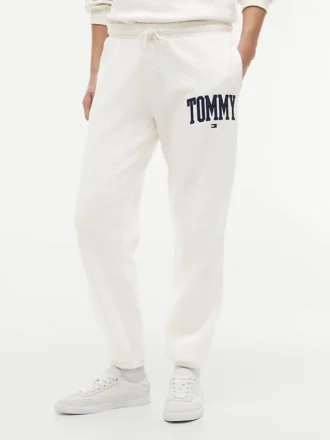 Spodnie dresowe z logo Varsity Tommy Spodnie dresowe z logo Varsity Tommy