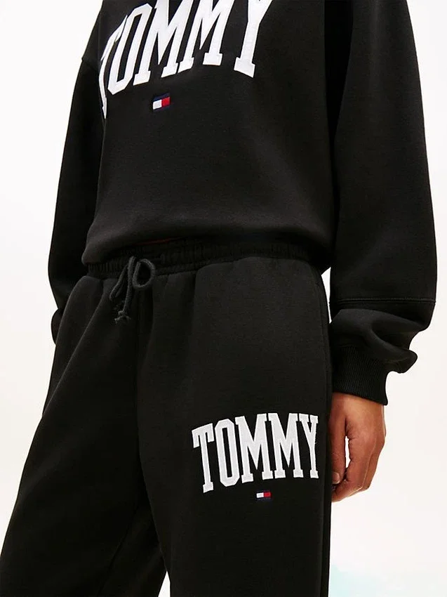 Spodnie dresowe z logo Varsity Tommy Spodnie dresowe z logo Varsity Tommy
