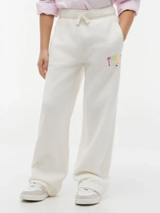 Spodnie dziecięce Tommy Logo z szerokimi nogawkami Spodnie dziecięce Tommy Logo z szerokimi nogawkami