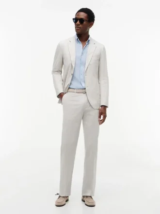 Spodnie New York Label Tailored Dobby
