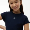 Sukienka typu skater dla dzieci z logo w tonacji kolorystycznej Sukienka typu skater dla dzieci z logo w tonacji kolorystycznej