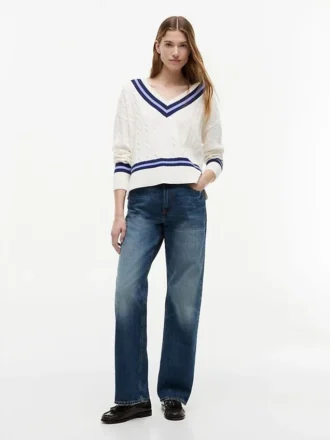 Sweter Cricket z dzianiny warkoczowej