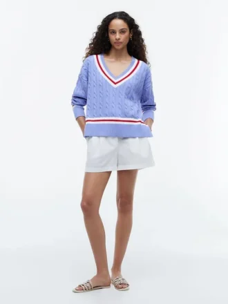 Sweter Cricket z dzianiny warkoczowej