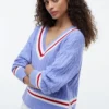 Sweter Cricket z dzianiny warkoczowej