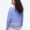 Sweter Cricket z dzianiny warkoczowej