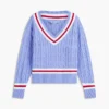 Sweter Cricket z dzianiny warkoczowej