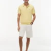 Sweter polo z krótkim rękawem