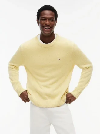 Sweter z boucle o luźnym kroju