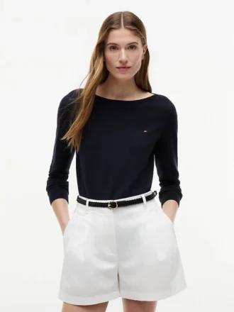 Sweter z dekoltem w łódkę