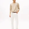Sweter z logo i dekoltem w serek Sweter z logo i dekoltem w serek