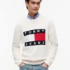 Sweter z okrągłym dekoltem i logo Tommy Jeans Sweter z okrągłym dekoltem i logo Tommy Jeans
