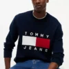 Sweter z okrągłym dekoltem i logo Tommy Jeans Sweter z okrągłym dekoltem i logo Tommy Jeans