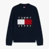 Sweter z okrągłym dekoltem i logo Tommy Jeans Sweter z okrągłym dekoltem i logo Tommy Jeans
