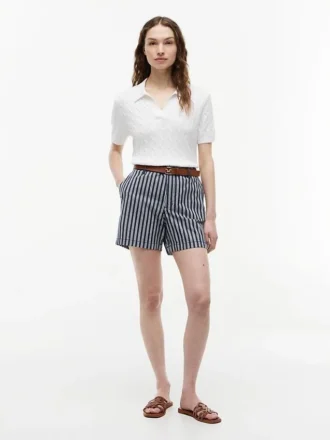 Szorty chino w paski Szorty chino w paski