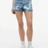 Szorty dżinsowe Tommy Jeans z mankietami Szorty dżinsowe Tommy Jeans z mankietami