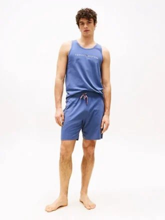 Szorty do spania z logo Hilfiger